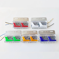 2022 Hot Sale Low Power 24V Amber Yellow Red White Blue Led Side Marker Lamp Light For Truck Trailer Lorry Van Tractor
