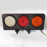 High Quality Waterproof 5" 33 LED Taillight DC 24V Turn Stop Parking Brake Signal Tail Lamps Rear Lights For Tractor Truck RV