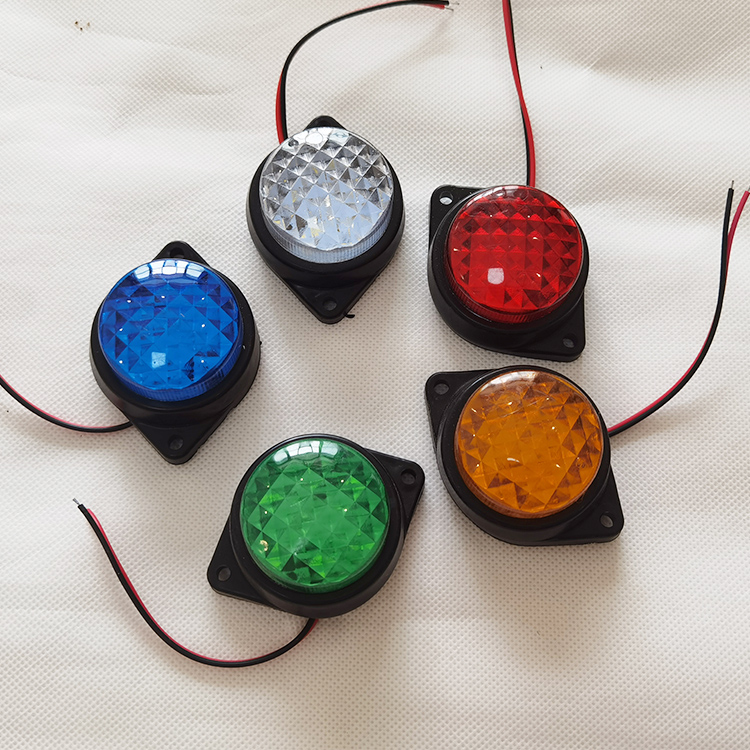 side marker lamps lights red amber