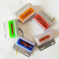 Hot Sell 24V LED Waterproof Warning Yellow Green Lighting Ground Truck Trailer Side Marker Lamp