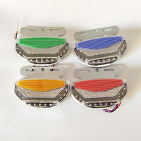 High Quality Amber 24V LED Semicircle Side Marker Lamp For Truck Trailer Red White Clearance Lights