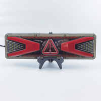 High Brightness 24V Waterproof Truck Trailer Lorry Multifunctional Combined Tail Lights Rear Bumper Lamps With Stud Mount