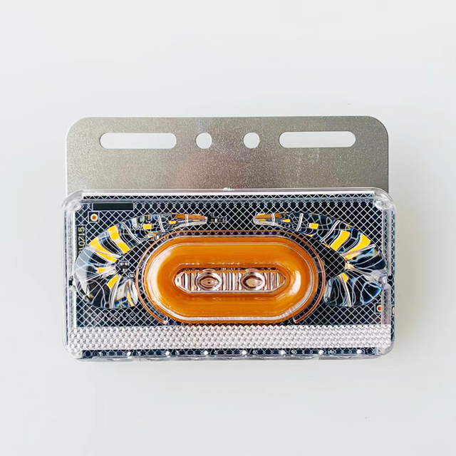 Monster Type 24V Colorful Car Bus Truck Trailer Lorry LED Side Clearance Marker Indicator Light Warning Lamp