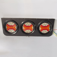 Waterproof 24V 24 Volt 4" Taillights Rear Reverse Interior Round Stop Lamp Tail LED Truck Light With Turn Signal