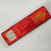 24V 12V 131 Truck Trailer LED Stop Rear Reverse Turn Lamp Tail Lights With Iron Base Arrow Indicator
