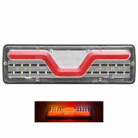 Red Yellow White Color 12V 24V Led Combination Rear Lights Agricultural Vehicles Tricycle Tail Lamps For Truck