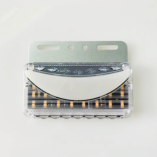 Factory Wholesale Hot Product Smile Type Colorful Flash 24V LED Side Marker Light Clearance Lamp For Trailer Trucks