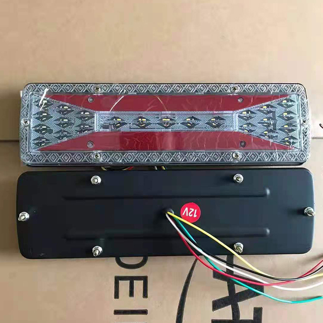 Hot Sale 12v 24v LED Tail Light Truck Agricultural Vehicles Tricycle Rear Reverse Turn Signal Indicator Stop Lamp Stoplamp