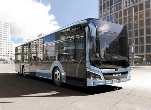 LED headlights and tail lights! Lifespan 10,000 hours! German MAN bus exposure