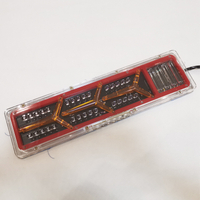 Hot sale 24V LED Car Truck Trailer Tail Light Guide Stop Rear Reverse Auto Turn Indicator back up led tail Lamps